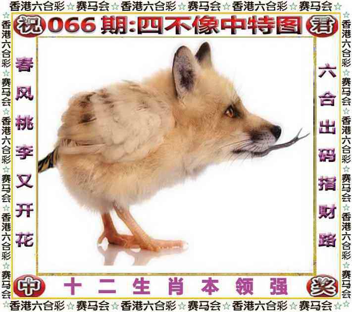 2025年066期 四不像中特图