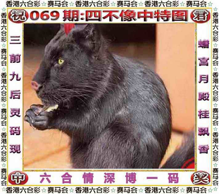 2025年069期 四不像中特图
