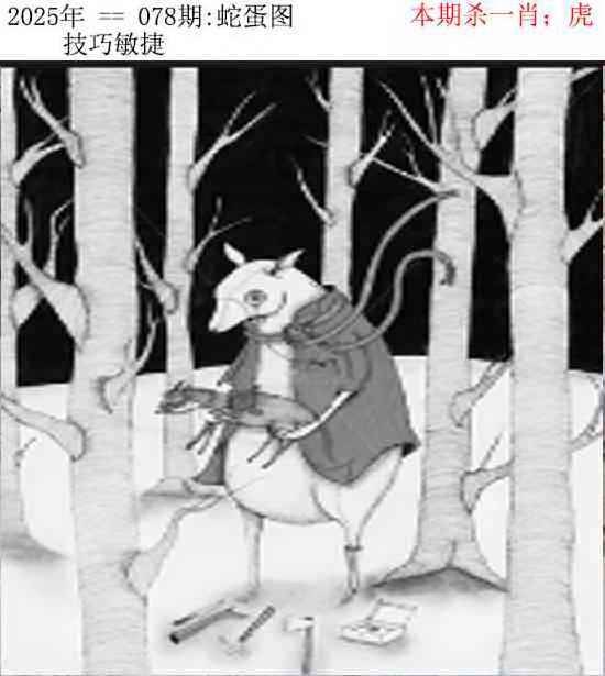 2025年078期 蛇蛋图