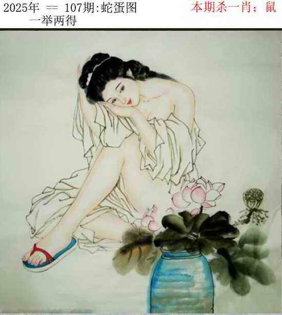 2025年107期 蛇蛋图