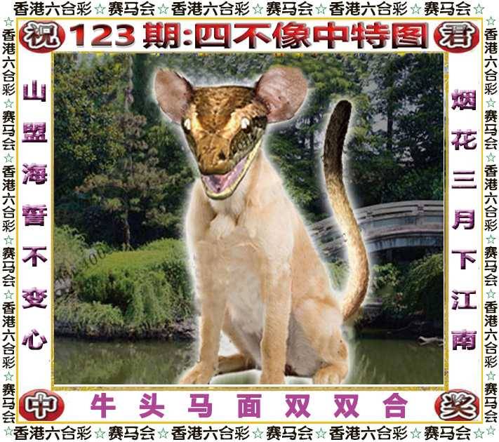2025年123期 四不像中特图