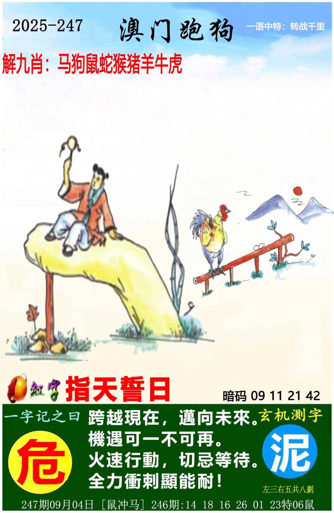 →→247期：澳门彩评论专帖←←