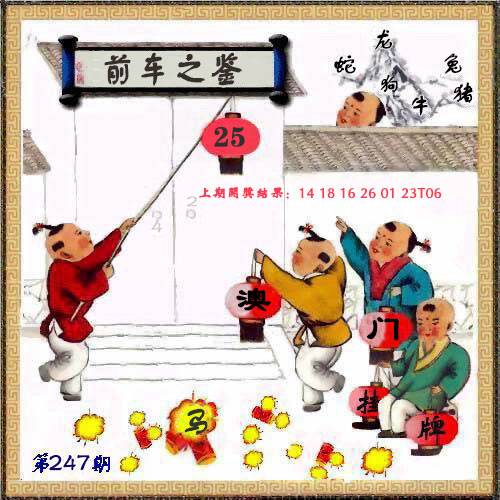 →→247期：澳门彩评论专帖←←