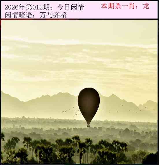 2026年012期 今日闲情