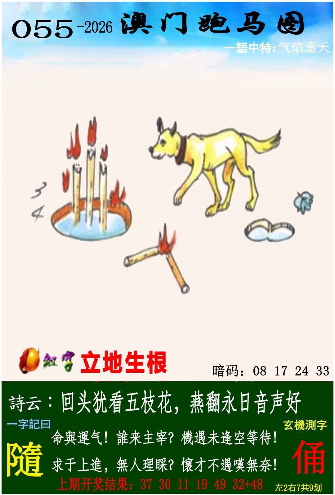 →→055期：澳门彩评论专帖←←